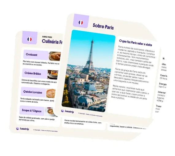 Clima, culinária e guia de segurança