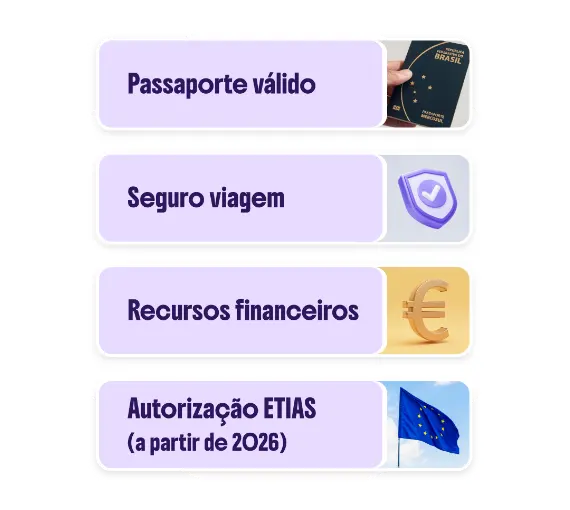 Documentos e requisitos